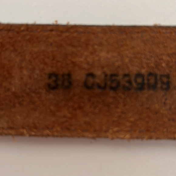 Men’s leather belt - Picture 5 of 8